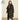 Women's Medium-Length Street Style Down Jacket - 600g White Duck Down Fill, Black
